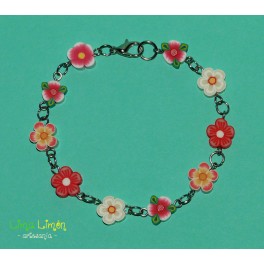 Pulsera de flores